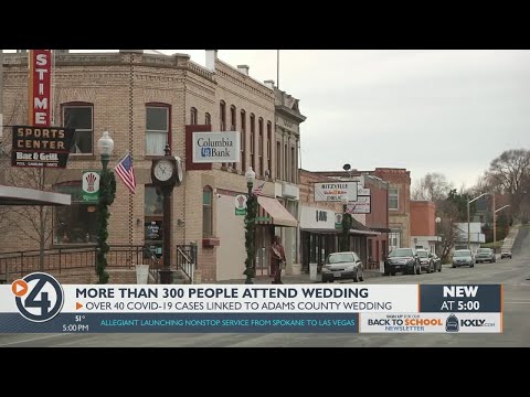Over 40 COVID cases linked to large wedding near Ritzville