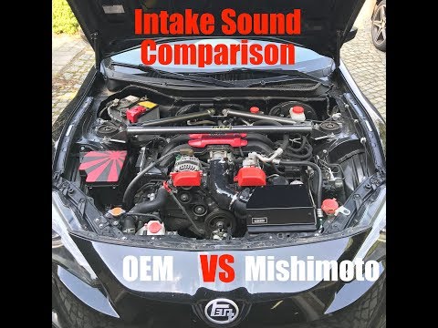 GT86 / FRS / BRZ Intake Sound Comparison OEM VS Mishimoto