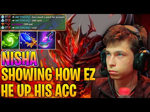 👉 NISHA Magic Build Shadow Fiend Non Stop Fights - Answer How He Got His Acc By Showing High Skill