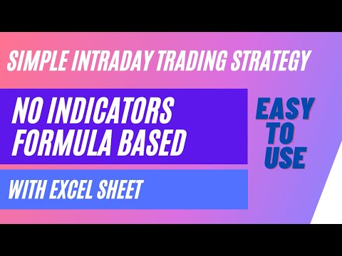 Intraday Trading Strategy Without Indicators | With Stock Selection | Formula Based