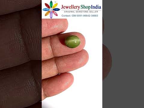 Quartz Cats Eye Stone (Certified) Lehsunia Stone video thumbnail