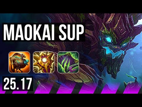 MAOKAI & Jhin vs RELL & Yunara (SUP) | 1000+ games | KR Grandmaster | 25.17