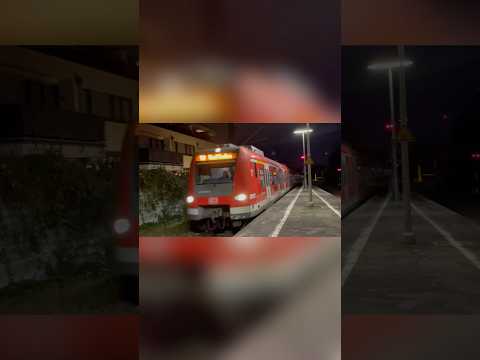 Einfahrt der S3 in die Endstation Bad Soden