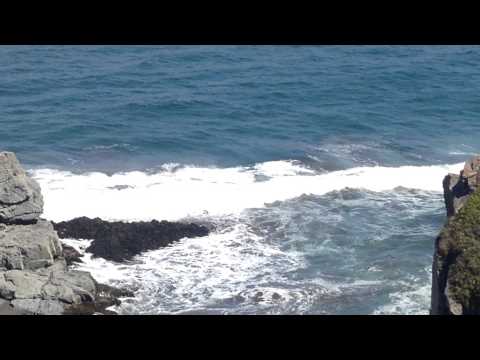 Vista de la Iglesia de Piedra, Cobquecura VIII región del Biobio, Chile