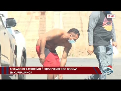 Acusado de latrocínio é preso vendendo drogas em Curralinhos 30 12 2020