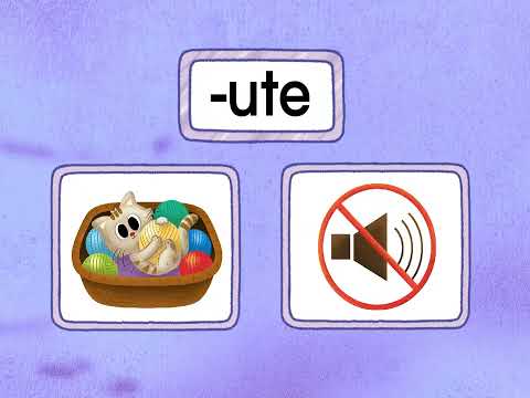 School Phonics 3 Unit 4 Word Chant - ube ute ule une