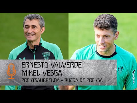 Imagen de portada del video 🎙️ Mikel Vesga & Ernesto Valverde | pre Athletic Club-AZ Alkmaar I 2. J Europa League 2024/25