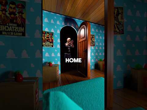 A multiplayer VR game that prepares you for a home invasion #vr #viral #gaming #homealone #gtag
