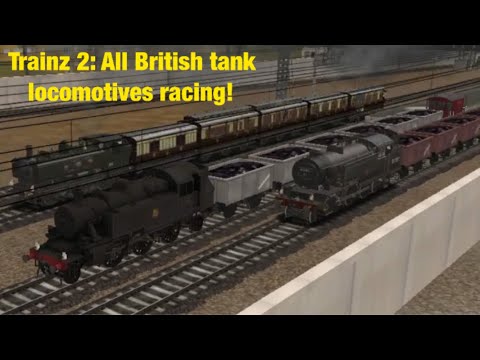 Trainz 2: All British tank locomotives racing!