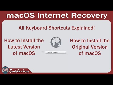 How to Use Internet Recovery to Reinstall macOS -  All Options!
