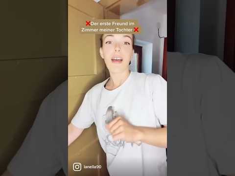 Einige Mamis wenn der erste Freund zu Besuch ist 😃 Bist du so 😂 #shorts #mamaleben #mamacomedy