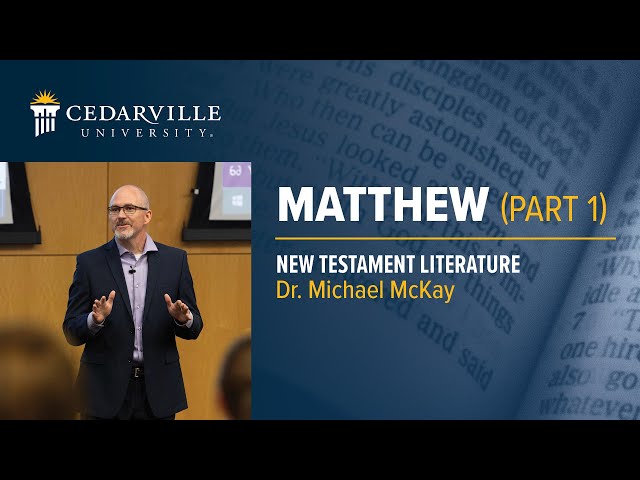 Thumbnail for video titled: New Testament | Matthew (Part 1)