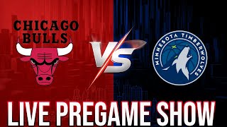 Chicago Bulls vs Timberwolves Pregame LIVE 🔴 | Wolves on 3-Game Skid | Josh Giddey Making Return