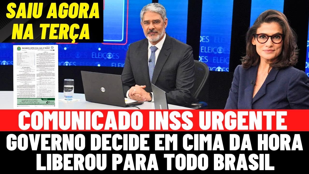 OUT TODAY: URGENT INSS NOTICE FOR ALL BENEFICIARIES ACROSS BRAZIL IS OFFICIAL 13.05