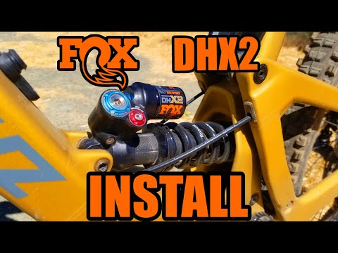 2021 MTB / Mountain Bike Fox DHX2 Factory Coil Shock Install On A 2022 Santa Cruz Bronson