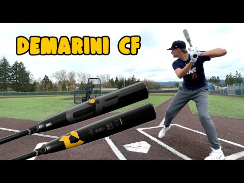 Hitting with the DEMARINI CF | BBCOR Baseball Bat Review