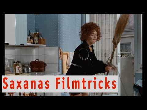 Einer der Filmtricks aus dem Fantasyfilm "Saxana - Das Mädchen auf dem Besenstiel" (1971)