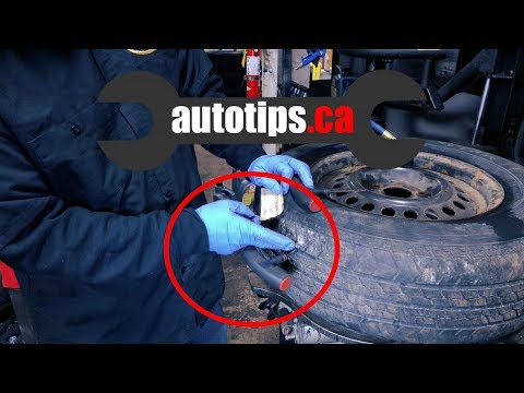 How to fix a flat car tire