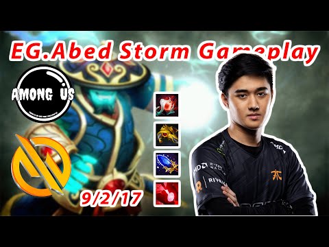 EG.Abed Storm Spirit GAMEPLAY- AmongUS vs MotivatedTrust | BTS Pro Series