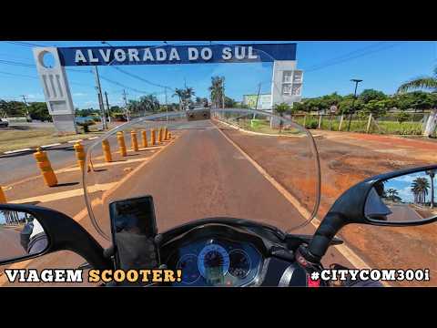 ALVORADA DO SUL PR | UMA VOLTA POR ESSA LINDA CIDADE COM MINHA SCOOTER! #citycom300i