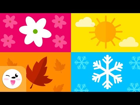 Les saisons de l'année pour les enfants - Printemps, Été, Automne et Hiver - Que sont les saisons 