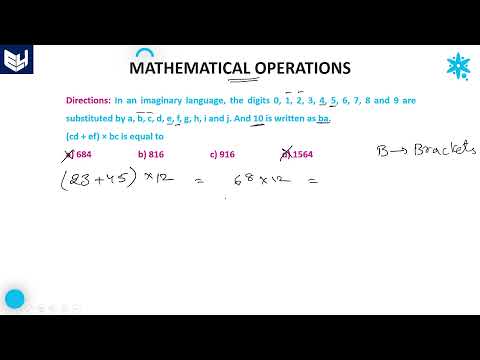 Mathematical operations in reasoning | Part 5 | Bharath Kumar