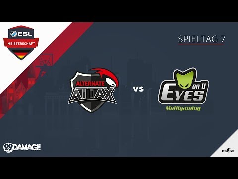CS:GO - EYES ON U vs ALTERNATE aTTaX - ESL Wintermeisterschaft 2018 - Tag 7 - Overpass