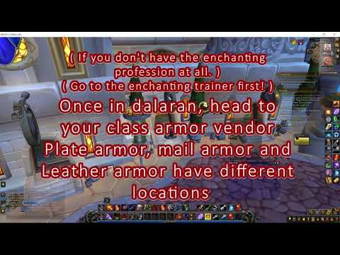 World of Warcraft Wow Video Professions Northrend Enchanting 0-40 in 15 min #video