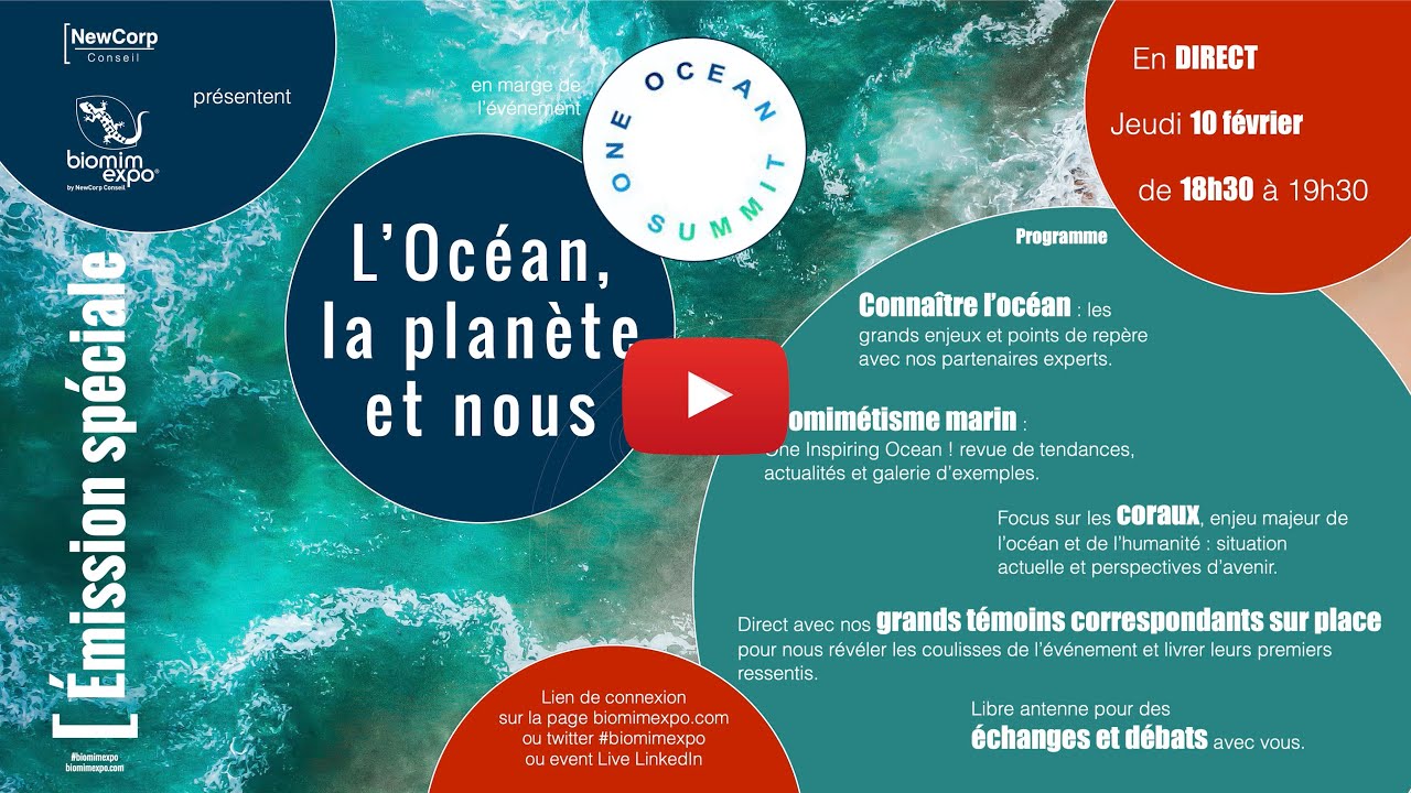 L'Océan, la planète et nous, by NewCorp Conseil Biomim'expo pour OneOceanSummit