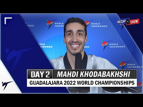 MAHDI KHODABAKHSHI POST FIGHTS INTERVIEW GUADALARAJA 2022 WT CHAMPIONSHIPS