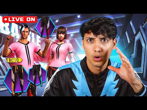 PEGANDO TODAS AS CALÇAS ANGELICAIS 😨  🔥FREE FIRE AO VIVO 👻 ONEXT 👻