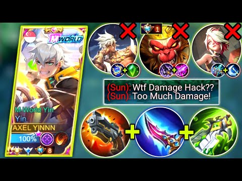 YIN SIDELANE IS SCARY | 15 KILLS SOLO HYPER CARRY | BEST BUILD & EMBLEM 2023 | MOBILE LEGENDS