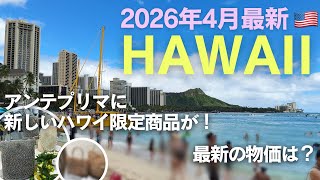 【2026年4月最新ハワイ旅行】到着1日目/アンテプリマの新しいハワイ限定商品/最新の物価