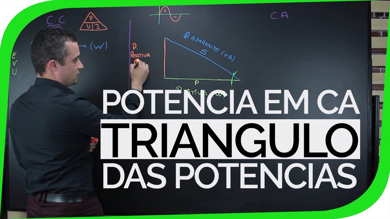 Potencia em Corrente Alternada - Triangulo das Potencias