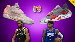 Nike KD 14 vs Nike PG 6! Kevin Durant vs Paul George!