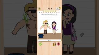 Brain Test 5 Level 58: Get rid of his body odor Walkthrough