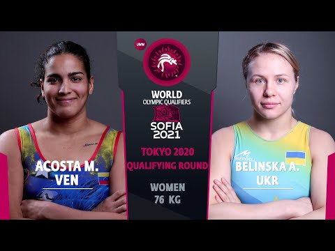 1/2 WW - 76 kg: M. ACOSTA ACOST (VEN) v. A. BELINSKA (UKR)