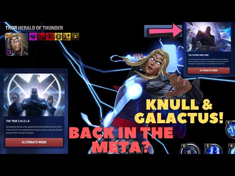 HERALD THOR FIRST LOOK! GALACTUS & KNULL GAMEPLAY! LOKI T3 & VALKYRIE SKILL UNI OPTIONS- MFF 6.7 APK