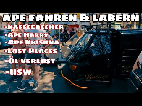 Ape Fahr Laber Vlog Nr 3 Krishna Abenteuerlust und Harry / fahrt zum Vespa Treff / fahren und reden