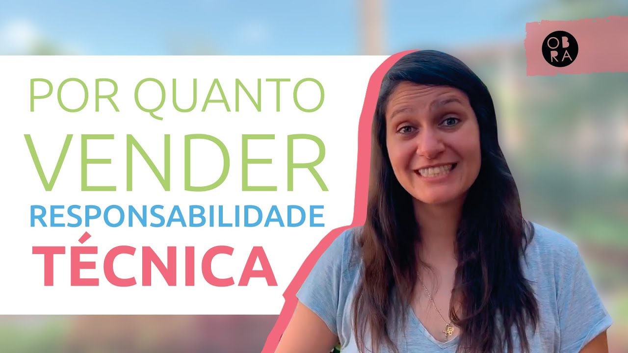POR QUANTO VENDER RESPONSABILIDADE TÉCNICA