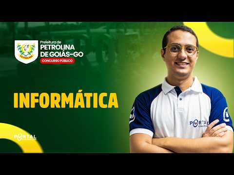 CONCURSO PREF. PETROLINA DE GOIÁS/GO: Informática | Com o Profº. Danilo vilanova