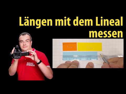 Längen mit dem Lineal messen - Grundschule - Klasse 1
