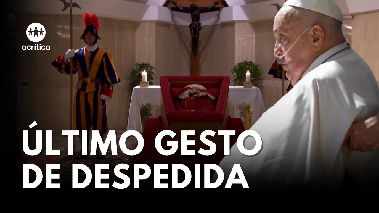 GESTO FINAL DO PAPA: "TCHAU" AO ENFERMEIRO