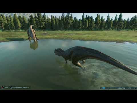 **Jurassic World Evolution 2: Acrocanthosaurus vs Albertosaurus**