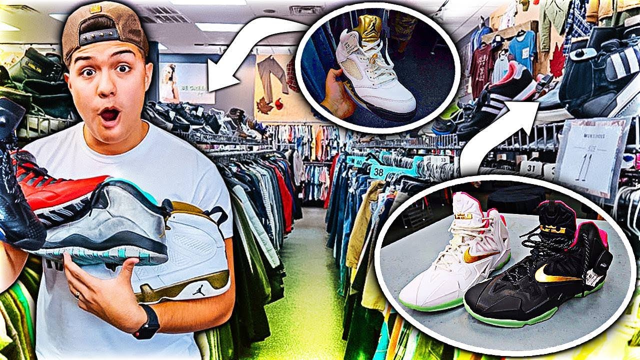 BUYING EVERY SNEAKER FROM THRIFT STORE!!
