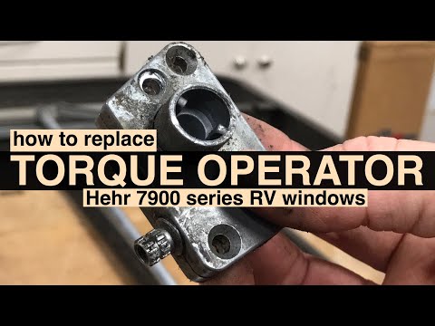 Torque Operator Repaired in Hehr RV Window