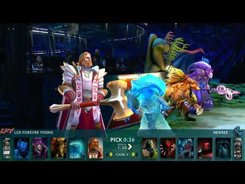 Newbee vs LGD Forever Young Game 3 | DOTA 2 The International 7 (TI7) 2017 UB Final