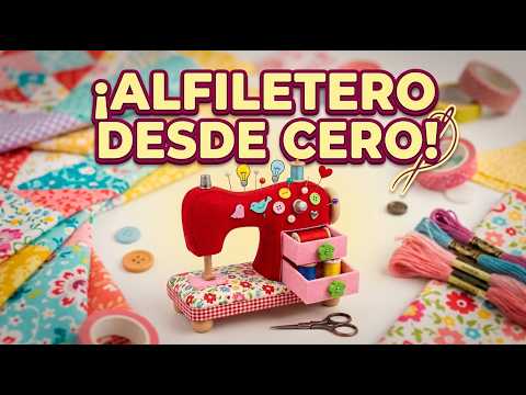 Alfiletero Maquina De Coser - Emprende Y Gana Dinero Con Esta Preciosa Manualidad