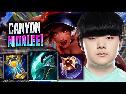 CANYON IS READY FOR NIDALEE! - DK Canyon Plays Nidalee JUNGLE vs Taliyah! | Season 2022