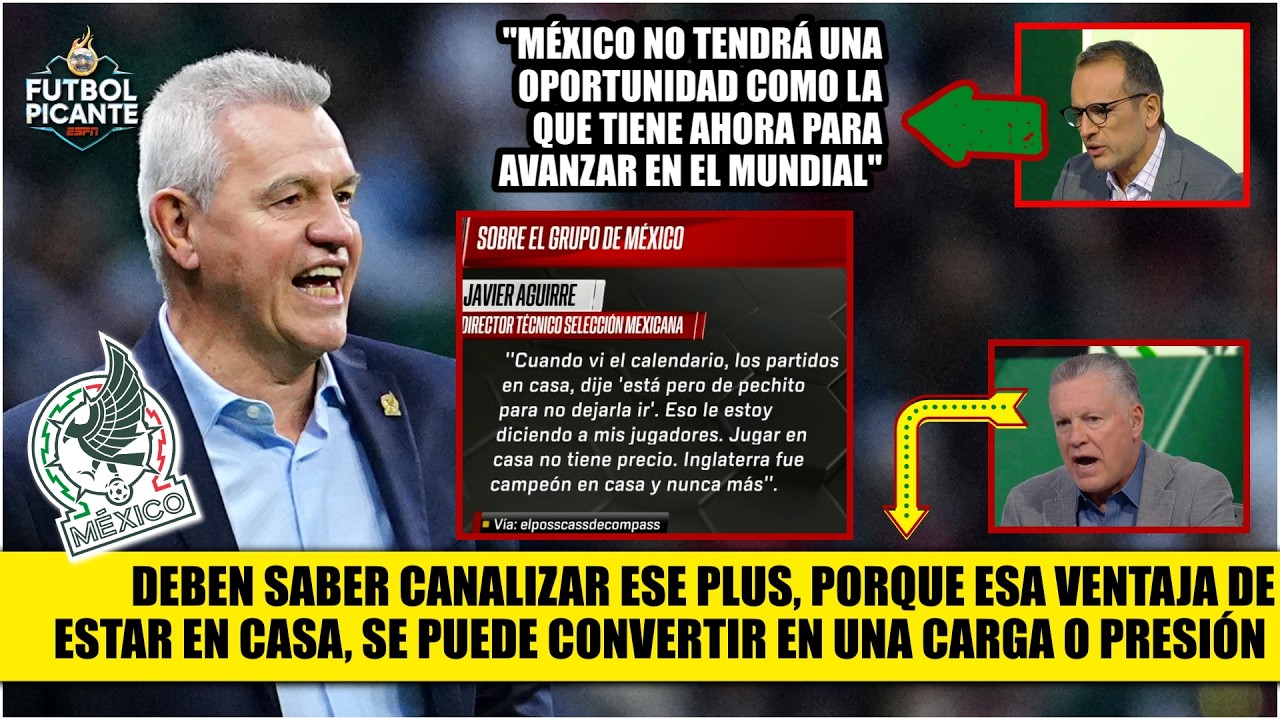AGUIRRE considera será FÁCIL el camino del TRI en MUNDIAL. Peláez manda advertencia | Futbol Picante